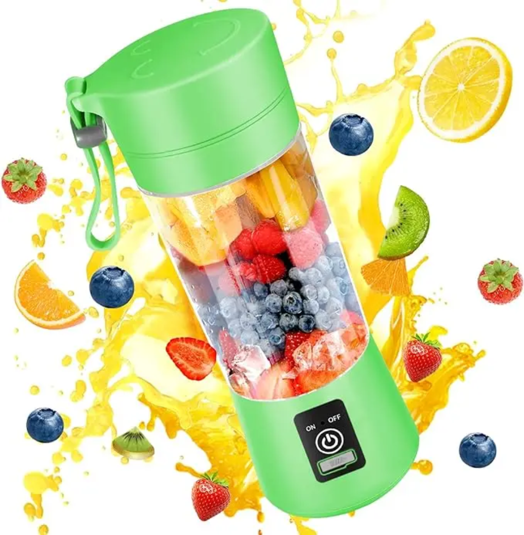 Portable USB Rechargeable Blender Bottle – Fresh Juice Anywhere, Anytime