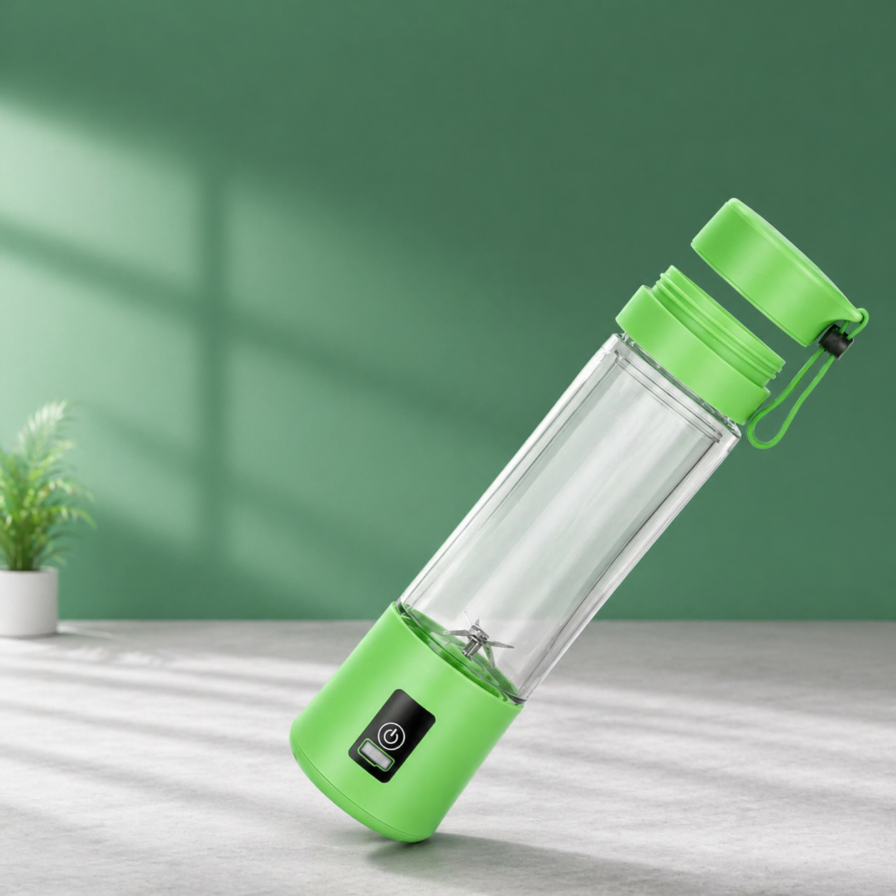 Portable USB Rechargeable Blender Bottle – Fresh Juice Anywhere, Anytime