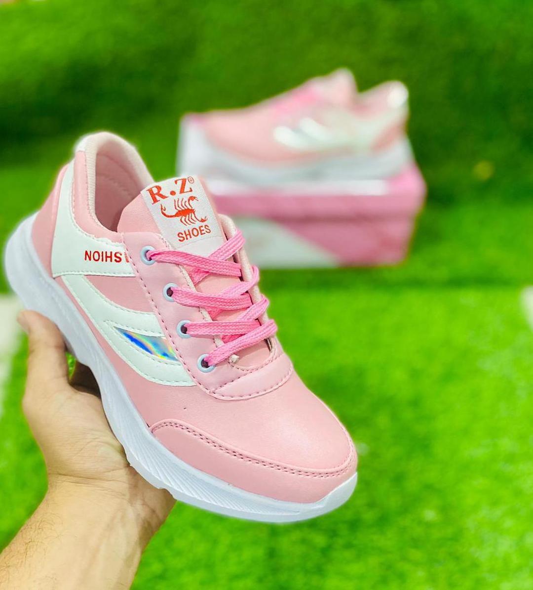 Option 1 (SEO & Keyword Rich): R.Z Shoes Women's Pastel Pink Fashion Sneakers – Lightweight Athletic Running & Walking Shoes
Option 2 (Trendy & Lifestyle): Urban Pastel Pink Lace-Up Sneakers – Chic Casual Comfy Kicks by R.Z Shoes
Option 3 (Clean & Mini
