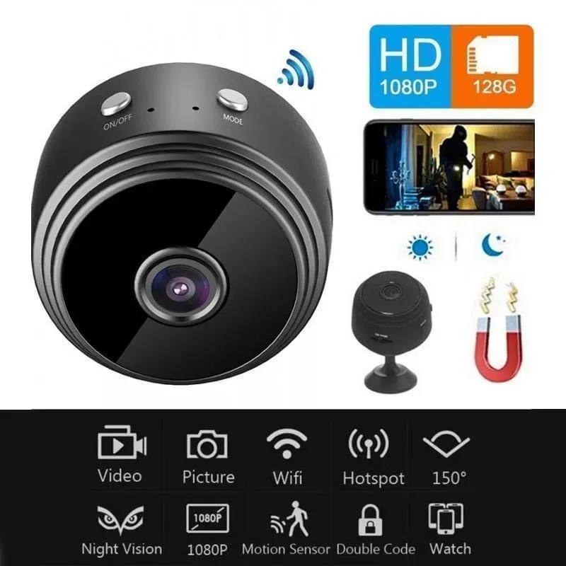 MiniGuard™ 1080P WiFi Smart Security Camera – Night Vision & Motion Detection