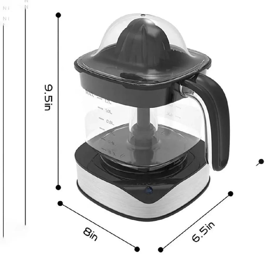 Electric Citrus Juicer Machine – 1.2L Automatic Fruit Juicer with Easy-Pour Handle