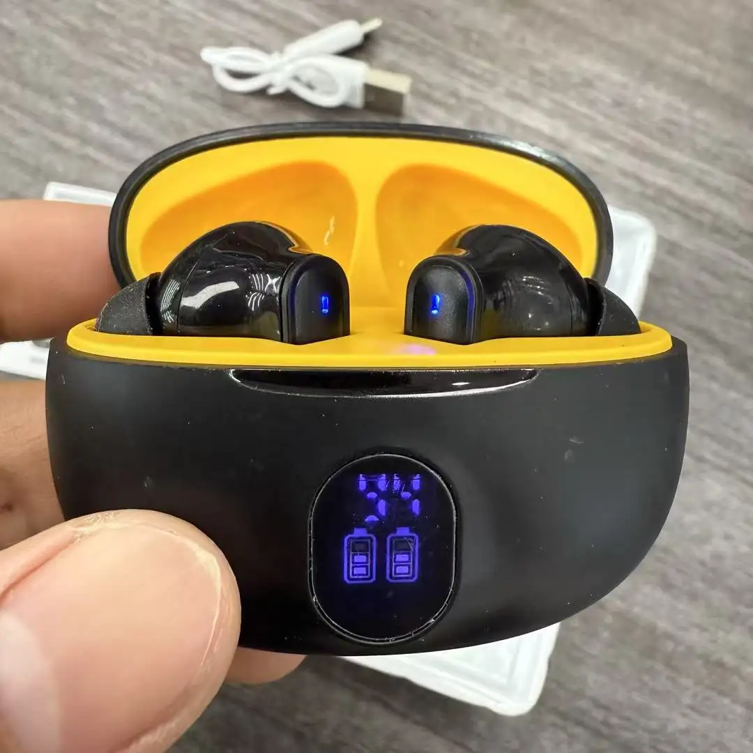 Wireless Bluetooth Earbuds with LED Display Charging Case – Deep Bass & Noise Isolation