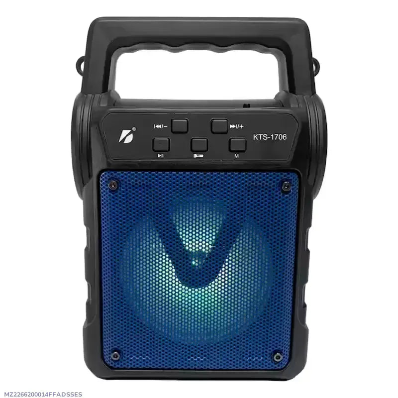 Portable Bluetooth Party Speaker KTS-1706 with LED Lights & Carry Handle