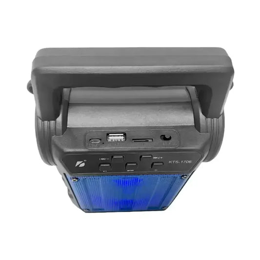 Portable Bluetooth Party Speaker KTS-1706 with LED Lights & Carry Handle