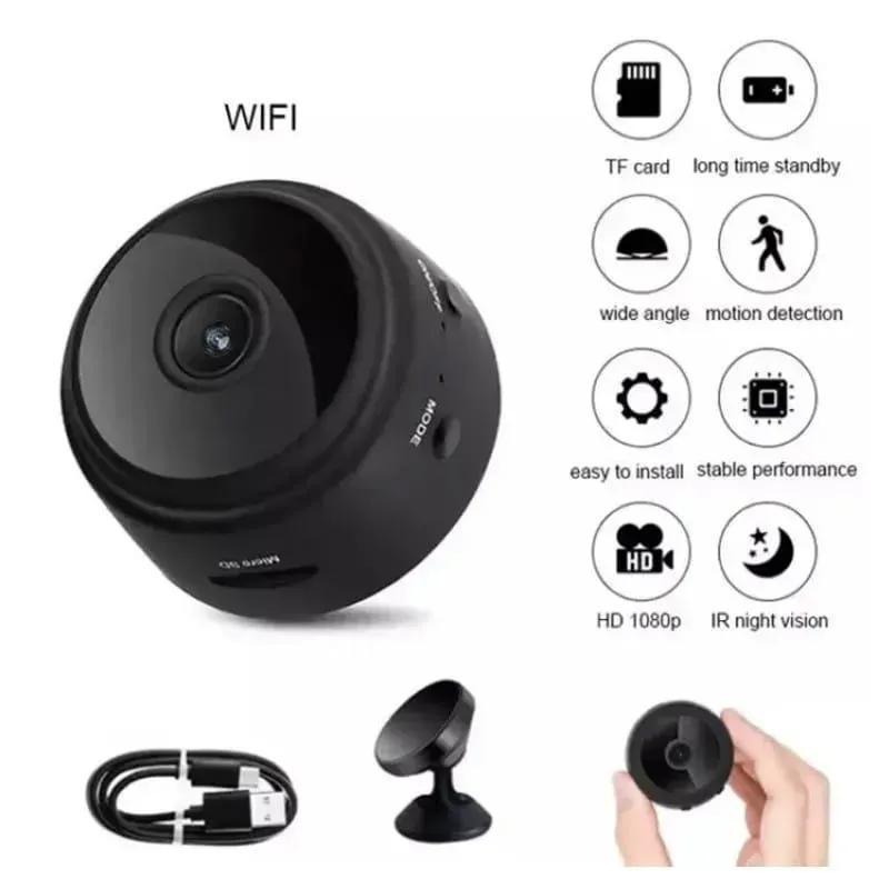 MiniGuard™ 1080P WiFi Smart Security Camera – Night Vision & Motion Detection