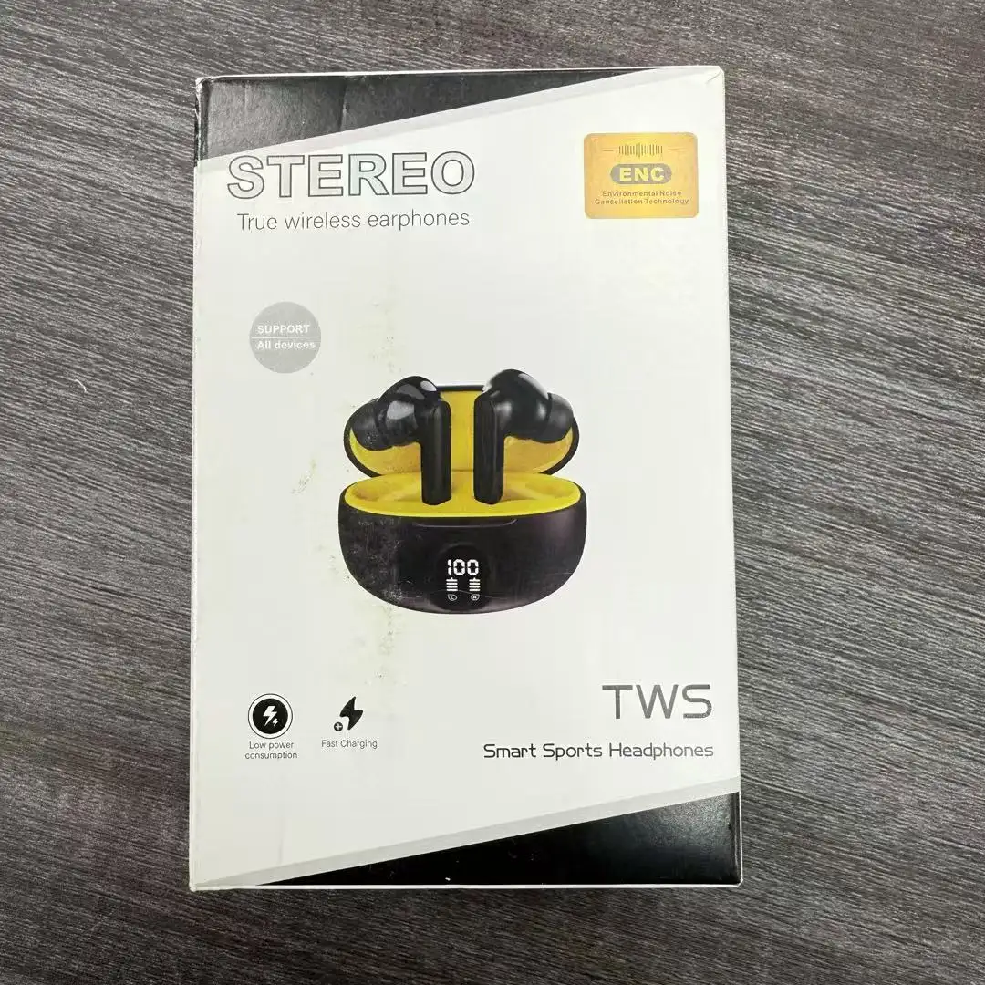 Wireless Bluetooth Earbuds with LED Display Charging Case – Deep Bass & Noise Isolation
